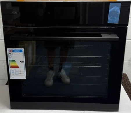 AEG NBR7P731SB (32) 7000 MealAssist Built in Single Oven with SteamCrisp and Pyrolytic Self Cleaning - A++ Rated - (Ex Display) - HW182632