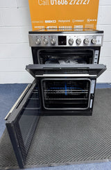 Kenwood KDC60SS25 (67) 60cm Electric Ceramic Cooker with Double Oven and Air Fry Function in Stainless Steel - (Ex Display) - HW182367