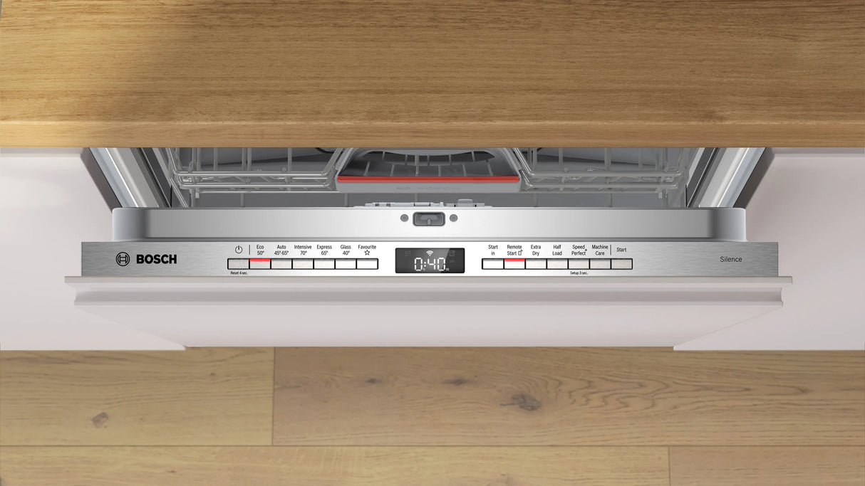 Bosch Series 4 SMV4HVX00G (66) 14-Place Settings Integrated Dishwasher with Top Cutlery Tray - D Rated - (Ex Display) - HW182366