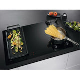 AEG HDB95623NB (37) 90cm Mixed Induction and Gas Hob in Black Glass - (Tatty Box) - HW182637