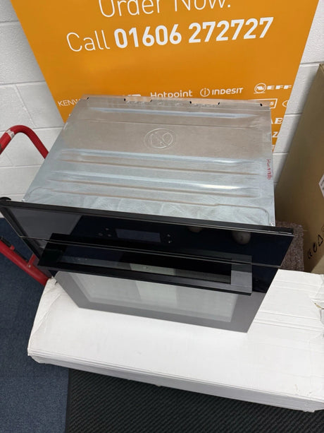 AEG BPK748380B (50) SenseCook Built-in Single Electric Oven with Pyrolytic Self Cleaning in Black - (Blemished) - HW181850