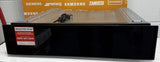 CDA VW155BL (90) 14cm Warming Drawer in Black - Non Branded Glass Front - (Ex Display) - HW182237 (Copy)