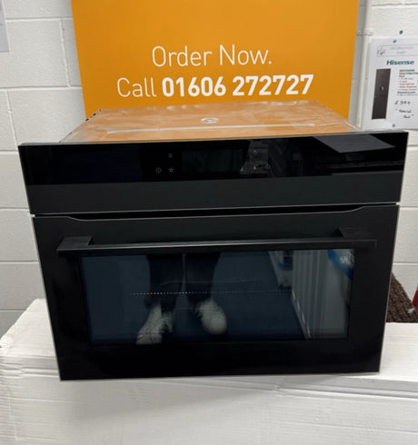 AEG KMK768080T (48) 7000 Series CombiQuick Built In Microwave Oven with Enamel Cleaning in Matt Black - (Blemished) - HW181748