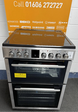 Kenwood KDC60SS25 (67) 60cm Electric Ceramic Cooker with Double Oven and Air Fry Function in Stainless Steel - (Ex Display) - HW182367