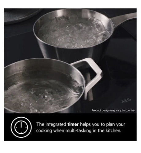 AEG 7000 Series IAE64421FB (83) 59cm 4-Zone SenseBoil® Induction Hob in Black - Hob2Hood - (Blemished) - HW181983