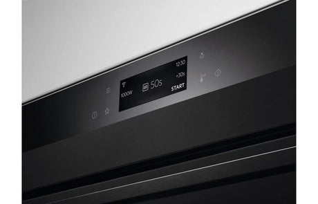 AEG KMK768080T (48) 7000 Series CombiQuick Built In Microwave Oven with Enamel Cleaning in Matt Black - (Blemished) - HW181748