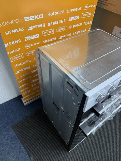 Hotpoint DIH 10D W (40) Built-in Electric Double Oven in White and Silver - A/A Rated - (Ex Display) - HW182040