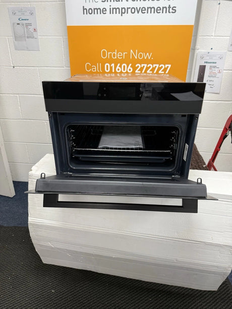 AEG KMK768080T (48) 7000 Series CombiQuick Built In Microwave Oven with Enamel Cleaning in Matt Black - (Blemished) - HW181748