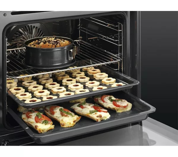 AEG BEX335011B (12) 3000 Series SurroundCook Built-in Electric Single Oven in Black - A Rated - (Ex Display) - HW182212