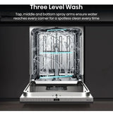 Hisense HV663A60UK (88) Full Size Integrated Dishwasher - 16 Place Settings - A Rated - (Ex Display) - HW182688
