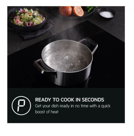 AEG 7000 Series IAE64421FB (83) 59cm 4-Zone SenseBoil® Induction Hob in Black - Hob2Hood - (Blemished) - HW181983