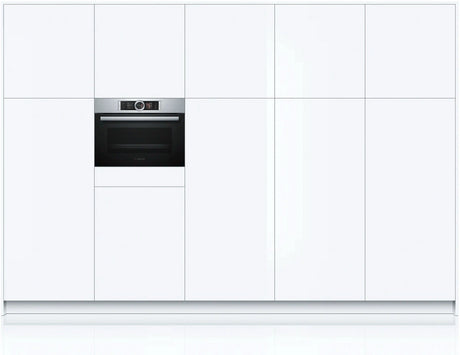 Bosch Series 8 CSG656BS1B Built-in Electric 47 Litre Compact Steam Oven with 4D Hot Air in Stainless Steel - (Blemished) - HW181931
