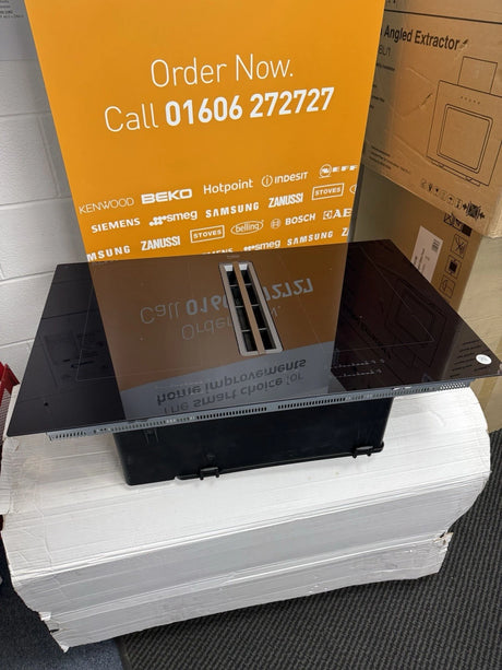 Beko HIXI84700UP (10) 82cm Induction Hob with Venting Extraction in Black - A Rated - (Tatty Box) - HW181910