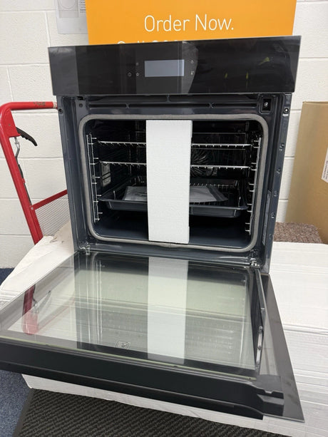 AEG BPK748380B (50) SenseCook Built-in Single Electric Oven with Pyrolytic Self Cleaning in Black - (Blemished) - HW181850