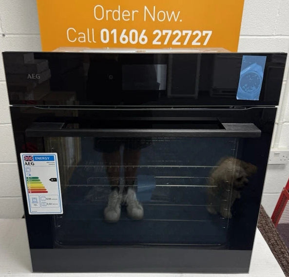 AEG NBR7P731SB (32) 7000 MealAssist Built in Single Oven with SteamCrisp and Pyrolytic Self Cleaning - A++ Rated - (Ex Display) - HW182632
