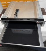 CDA VW155BL (90) 14cm Warming Drawer in Black - Non Branded Glass Front - (Ex Display) - HW182237 (Copy)
