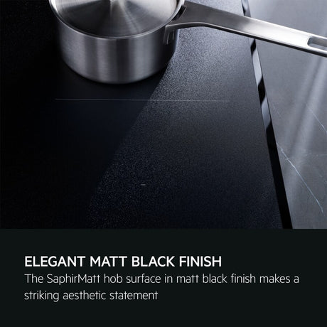 AEG SaphirMatt® TCH74B01FZ (45) 71cm 4 Zone Induction Hob with Venting Extraction in Matt Black - A+ Rated - (Tatty Box) - HW181645
