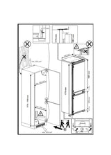 Beko BCFD473 (22) 70/30 Frost Free  Integrated Fridge Freezer with Sliding Hinge - E Rated - (Ex Display) - HW182322