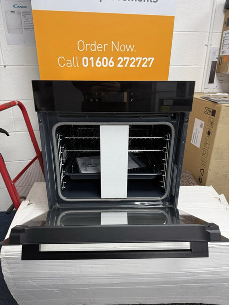 AEG BPK748380B (50) SenseCook Built-in Single Electric Oven with Pyrolytic Self Cleaning in Black - (Blemished) - HW181850