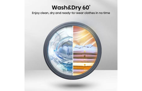 Hisense WD3M841BWI 8+6KG 1400 Spin Integrated Washer Dryer in White - B/E Rated - POHW0044