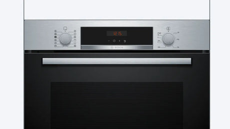 Bosch Series 4 HQA574BS3B (14) Electric Single Oven with Pyrolytic Self Cleaning in Stainless Steel Ex display - HW182154-01