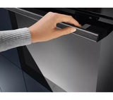 AEG BEX335011B SurroundCook Built-In Electric Single Oven in Black - A Rated stock photo close up of door handle 