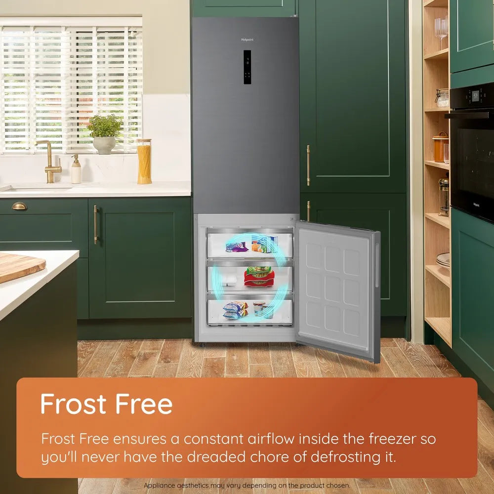 Hotpoint HPKH 1262B4UK (57) 54cm 50/50 Integrated Built-in Fridge Freezer in White - E Rated - (Ex Display) - HW182757