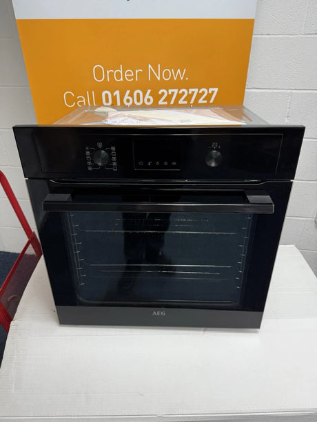 AEG BPX535061B (21) Built-In Electric Single Oven with Pyrolytic Self Cleaning in Black - A+ Rated - (Ex Display) - HW182021