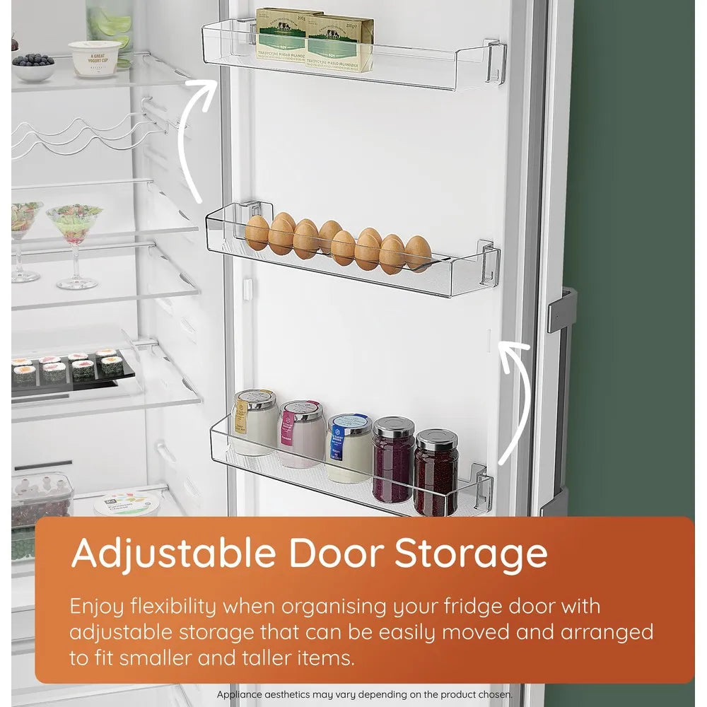 Hotpoint HPKH 1262B4UK (57) 54cm 50/50 Integrated Built-in Fridge Freezer in White - E Rated - (Ex Display) - HW182757