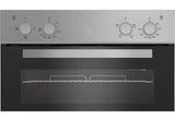 Beko RecycledNet® BBXDF21000S (97) Built In Double Oven in Silver - A/A Rated ex display HW182397