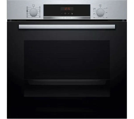 Bosch Series 4 HQA574BS3B (14) Electric Single Oven with Pyrolytic Self Cleaning in Stainless Steel Ex display - HW182154-01