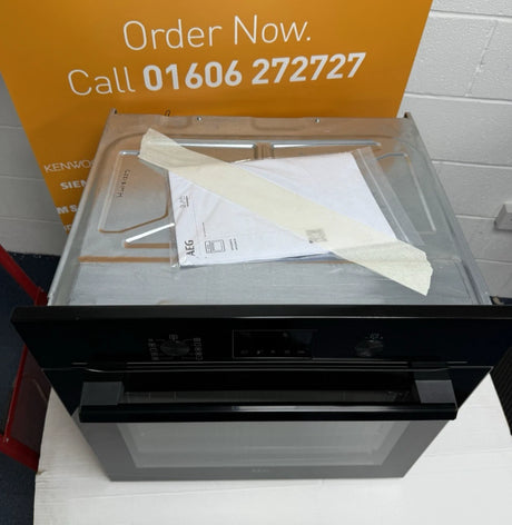 AEG BPX535061B (21) Built-In Electric Single Oven with Pyrolytic Self Cleaning in Black - A+ Rated - (Ex Display) - HW182021